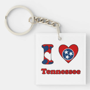 Porte-clés J'aime le Tennessee