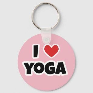 Porte-clés J'aime le yoga