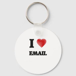 Porte-clés J'aime l'EMAIL