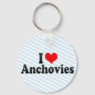 Porte-clés J'Aime Les Anchois