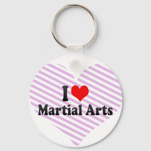 Porte-clés J'aime les arts martiaux
