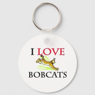 Porte-clés J'Aime Les Bobcats