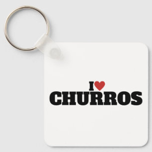 Porte-clés J'aime les churros