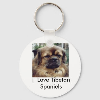 Porte-clés J'Aime Les Espagnols Tibétains