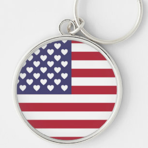 PORTE-CLÉS J'AIME LES ÉTATS-UNIS D'AMÉRIQUE