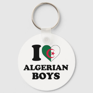 Porte-clés J'aime les garçons algériens