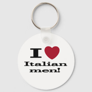 Porte-clés J'aime les Italiens