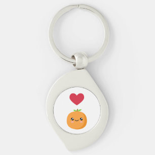 Porte-clés J'aime les oranges