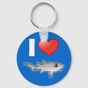 Porte-clés J'aime les requins infirmières