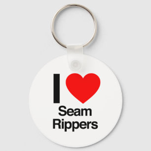 Porte-clés j'aime les rippers à couture