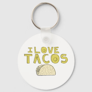 PORTE-CLÉS J'AIME LES TACOS