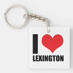 Porte-clés J'aime Lexington