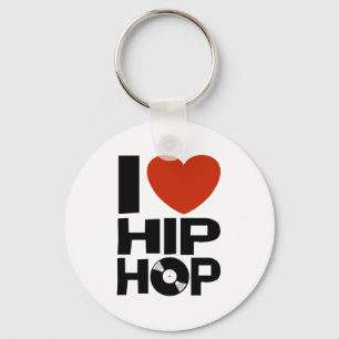 Porte-clés J'aime l'Hip hop