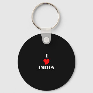 Porte-clés J'aime l'Inde