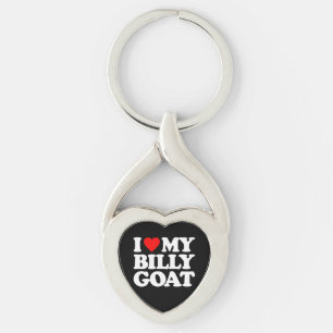 PORTE-CLÉS J'AIME MA CHÈVRE DE BILLY