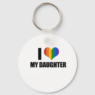 Porte-clés J'aime ma fille gay