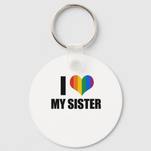 Porte-clés J'aime ma soeur gay