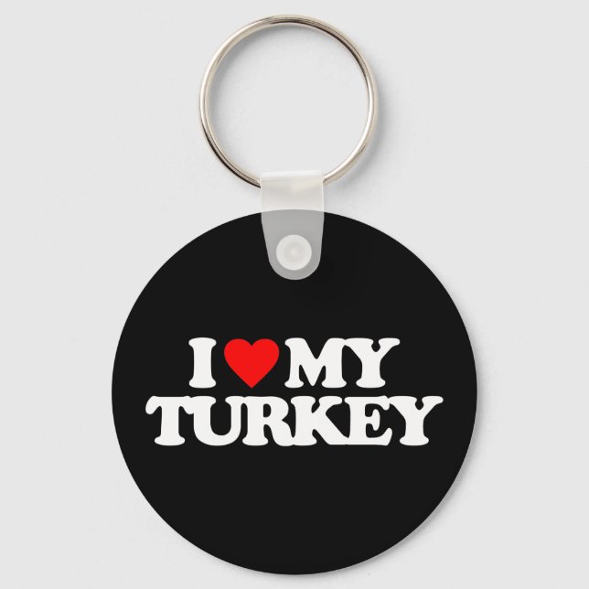 PORTE-CLÉS J'AIME MA TURQUIE (Recto)