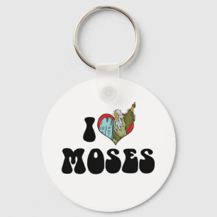 Porte-clés J'aime Moïse