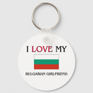 Porte-clés J'aime mon amie bulgare