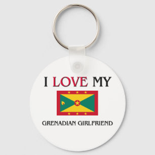 Porte-clés J'aime mon amie grenadine