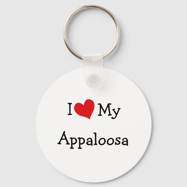 Porte-clés J'Aime Mon Appaloosa (Recto)