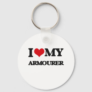 Porte-clés J'aime mon Armourer