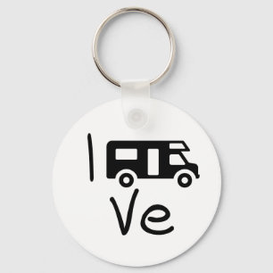 Porte-clés J'aime mon camper. J'aime mon camper. Vacances