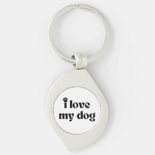 Porte-clés J'Aime Mon Chien