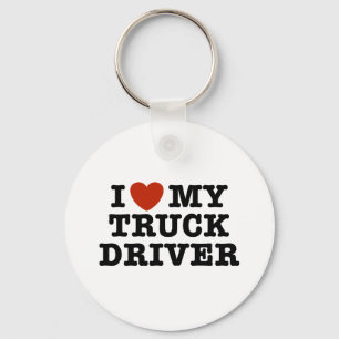 Porte-clés J'Aime Mon Conducteur De Camion