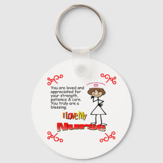 Porte-clés J'aime mon infirmière