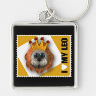 Porte-clés J'aime mon Lion