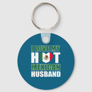Porte-clés J'aime mon mari mexicain, femme mexicaine