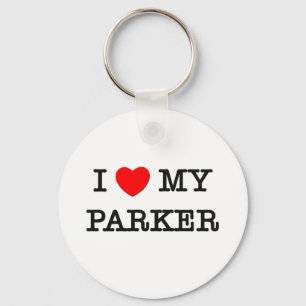 Porte-clés J'aime mon PARKER