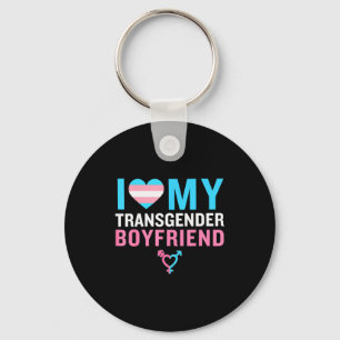 Porte-clés J'aime mon petit ami transgenre Fierté Lgbt Valent