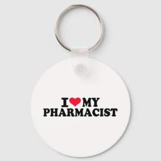 Porte-clés J'aime mon pharmacien