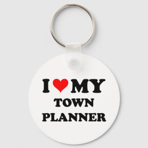 Porte-clés J'aime mon planificateur de ville