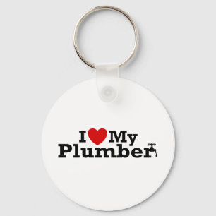 Porte-clés J'Aime Mon Plumber