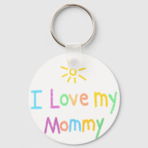 Porte-clés J'aime mon Porte - clé de maman
