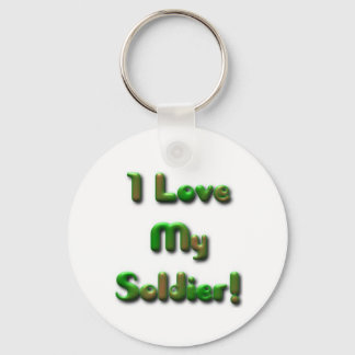 Porte-clés J'aime mon porte - clé de soldat