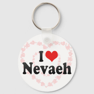 Porte-clés J'aime Nevaeh