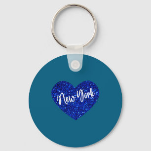 Porte-clés J'aime New York Usa Cœur