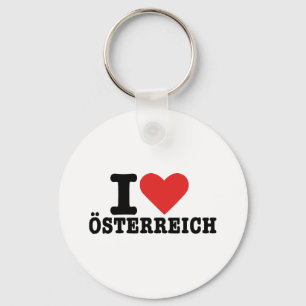 Porte-clés J'aime Österreich - l'Autriche
