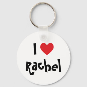 Porte-clés J'aime Rachel