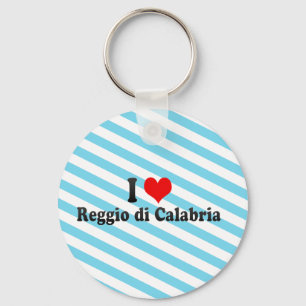 Porte-clés J'aime Reggio Di Calabria, Italie
