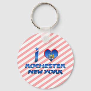 Porte-clés J'aime Rochester, New York