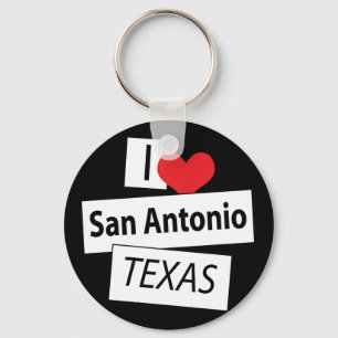 Porte-clés J'aime San Antonio le Texas