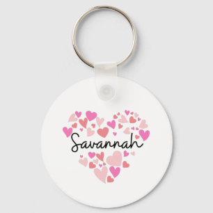 Porte-clés J'aime Savannah