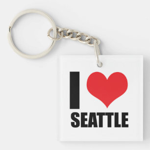 Porte-clés J'aime Seattle