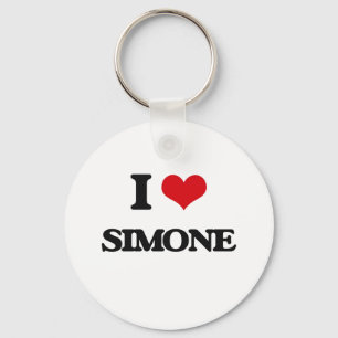 Porte-clés J'aime Simone